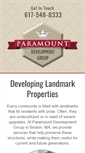 Mobile Screenshot of paramountdevelopmentgroup.com